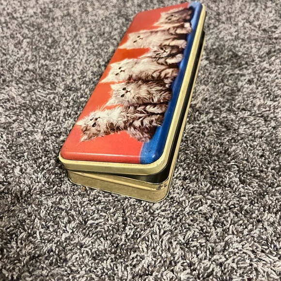 Adorable Vintage Pretty Kitty Tin Can - Picture 8 of 12